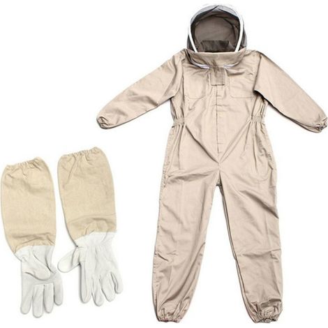 Combinaison Apiculteur - Voile Autoportant - Polycoton 65% Polyester 35% Coton - Protection Totale Contre Piqûres - Taille XL (1/5)