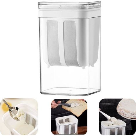 Filtre à yaourt filtre à jus extracteur de jus séparateur (blanc, 11169cm) (1/5)
