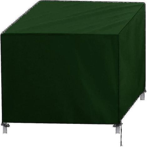 Housse imperméable pour mobilier de jardin, table cube en rotin d'extérieur, 150 x 150 x 75 cm (1/5)
