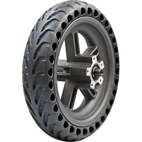 Jante de Roue Arrière avec Le futuristes solide Pneu Compatible avec Xiaomi Pro Trottinette Electrique