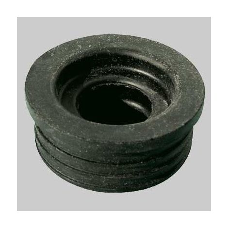 MORSETTO IN GOMMA NERA PER CURVE TECNICHE MM 53,5 Ø 26÷32