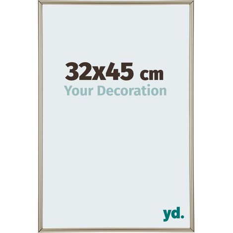 yd. - Cadre photo 32x45 - Champagne - Plastique - Annecy