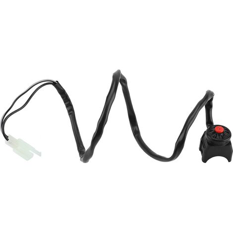 Interrupteur d'arrêt d'urgence 22mm guidon moto, bouton coupure moteur, stop moteur motocyclette, contacteur arrêt universel (1/5)