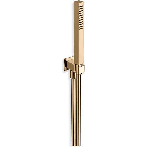 Ensemble douchette flexible carré Or Rose HYDROTHERAPIE - CRISTINA ONDYNA PD44346P