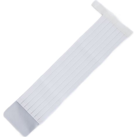 Bandes de poignet élastiques, résistantes, respirantes et confortables pour le sport, protégeant le poignet (blanches). (1/5)