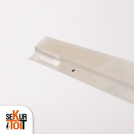 Solin aluminium K63 – Longueur 3 mètres – Toiture plate - SEKURTOIT (1/2)