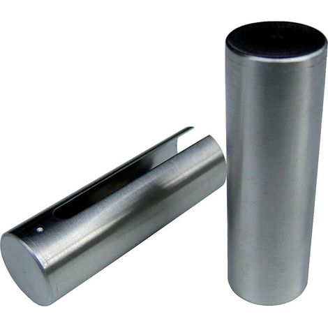 Jeu de cache-paumelles inox pour paumelles universelles 173,5 x 86 mm – Réglable en hauteur 5 mm – Auto-lubrifiant pour éviter grincement – Design Mat