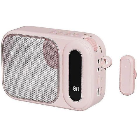 Amplificateur cravate portable sans fil, microphone de charge haute qualité sonore, microphone guide audio fdq (1/5)