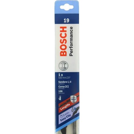 Limpiaparabrisas perforado de 50 cm N°19 - Bosch (1/2)