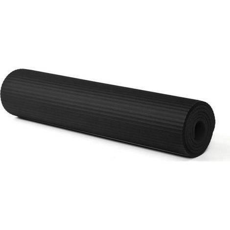Tapis De Yoga - 1830x610x10mm - Antidérapant - Noir - 1 Pièce (1/4)