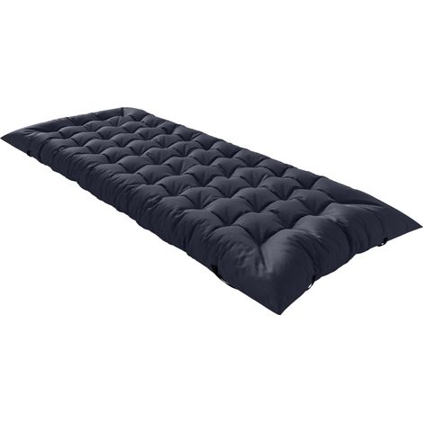 Tapis de Camping Pliable Portable avec Sangles Antidérapantes pour Lit de Camping Voyage Couleur Gris Foncé (1/5)
