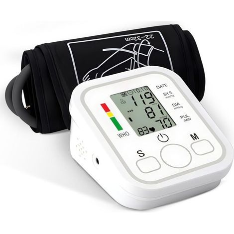 Tensiomètre de bras, Électronique Tensiomètre automatique pour usage domestique, brassard réglable 22-32cm (1/5)