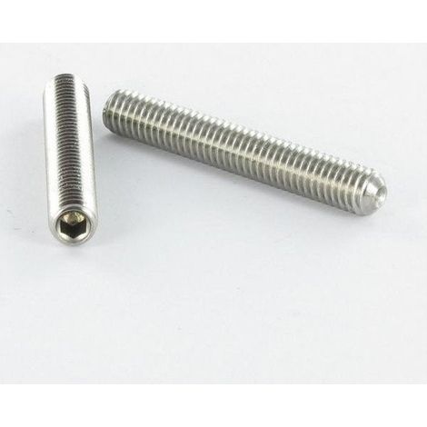 Vis métaux Sans tête six pans creux (sthc) Clé de 2 HC2 M4X5 Inox A4 Bout cuvette-1 pièce