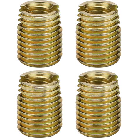 20 inserts filetés, en acier au carbone autotaraudeur 302 (filetage intérieur M40,7, filetage extérieur M6,50,75) (1/5)