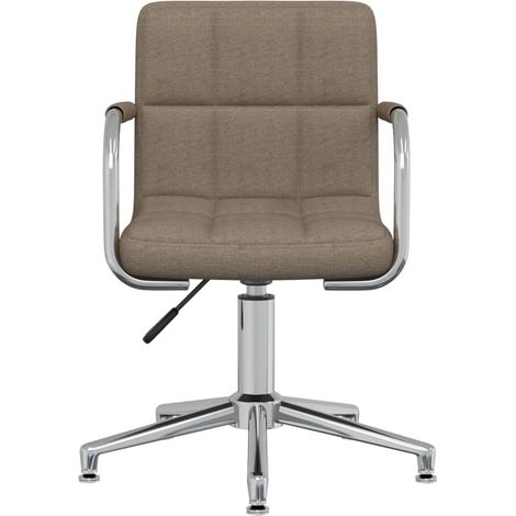 Maison Exclusive - Sedia da Pranzo Girevole Grigio Talpa in Tessuto