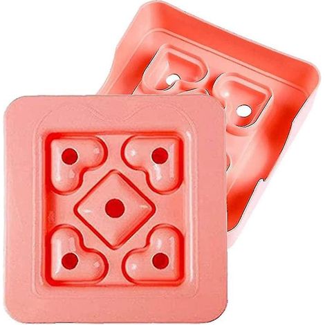 Trancheuse réglable pour pain maison, couleur rose, en forme de cœur, pour toasts, bagels et sandwichs.-AquaForge (1/5)