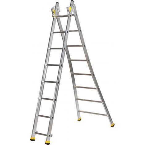 Mehrzweckleiter 2x6 Sprossen - Länge max. 3.05m - 510206