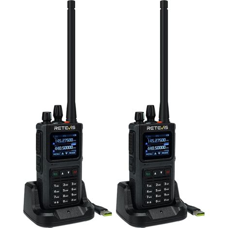 Talkie Walkie IP67, Radio Étanche Portative Double Bande (1/5)