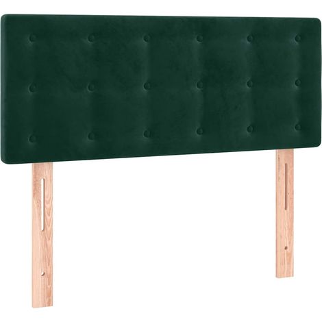 LED Headboard Dark Green 80x5x78/88 cm Velvet vidaXL (1/5)