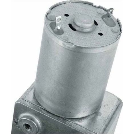 Moteur électrique à vis sans fin - - 12V - 60 tr/min - Autobloquant - 8 cm - 1 pièce - Argent - Facile à installer (1/4)