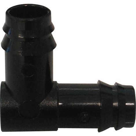 100PZ RACCORDO PER ALA GOCCIOLANTE GOMITO 90° mm. 16x16