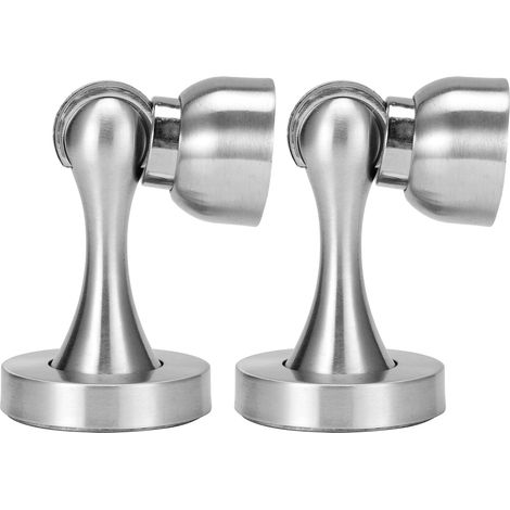 juegos de topes magnéticos de puerta de acero inoxidable para suelo y pared (1/5)