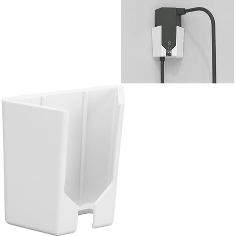 Adaptador de pared profesional de ABS para Ethernet, diseño sencillo y que ahorra espacio, para uso en interiores, color blanco. (1/5)