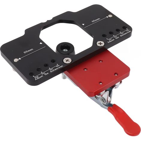 Gabarit de perçage pour charnières de 35 mm, poinçonneuse, outil de perçage pour charnières, goujons, ouvre-trous en alliage d'aluminium (1/5)