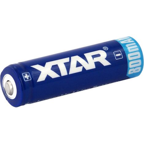 1 piles Batterie rechargeable Xtar 14500/AA/R6 3.7v Li-ion 800mAh.
.
.