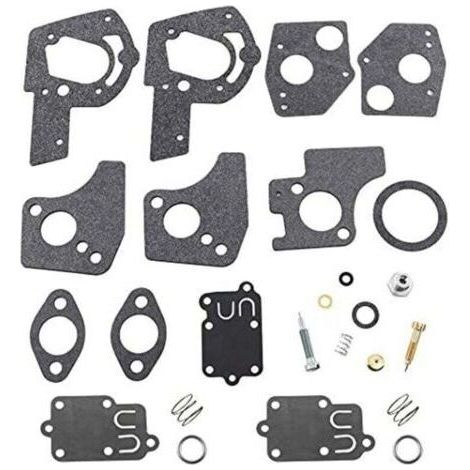 Kit de réparation pour carburateur Membranes Joint d'étanchéité pour Moteurs Briggs & Stratton 3 à 5 CV HP 495606 494624 135292 135232 135212 270026 272538 272538S 272637. (1/4)