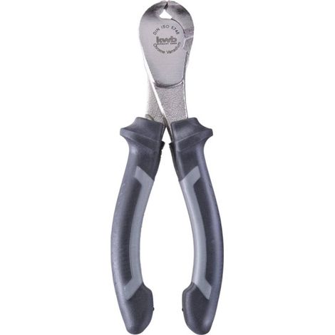 Pince coupante de force 160-mm, Pince à pincer d'après. DIN ISO 5748, tranchants trempés, tranchants, pour forte sollicitation, grande capacité de coupe, acier CV