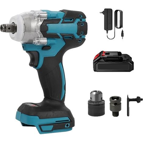 Schlagbohrmaschine, hohes Drehmoment, Handgerät, 1 Akku, 1 EU-Stecker (1/2)