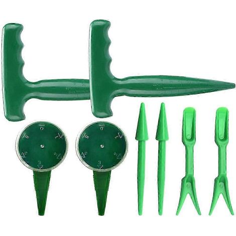 L'ensemble d'outils de jardinage en plastique comprend un distributeur de 8 pièces. (1/5)