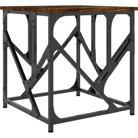 Maison Exclusive - Tavolino da Salotto Rovere Fumo 45x45x47,5 cm Legno Multistrato