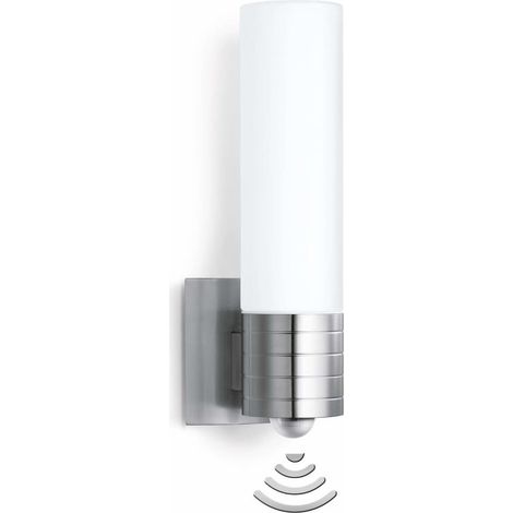 Lámpara de exterior con sensor L 260 LED plateado Steinel (1/4)