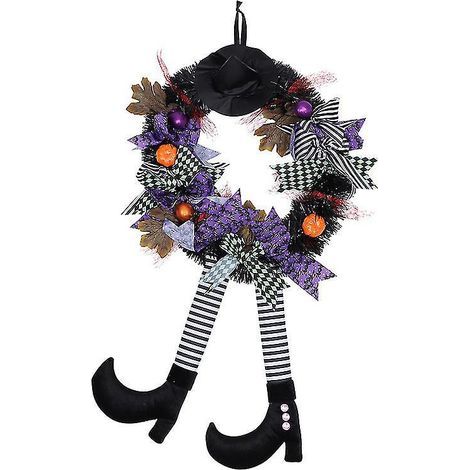 1 guirlande de sorcière pour décorations d'Halloween (1/3)