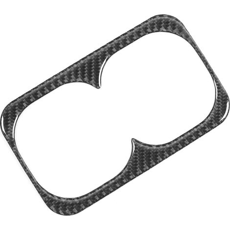 Garniture Carbone pour Accoudoir Porte-Gobelet Arrière, Rangement Bouteille, Compatible Mitsubishi Lancer 2008-2016 (1/5)