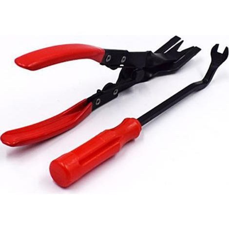 Outil De Démontage Panneaux Automobile - Fibre De Nylon Résistant Aux Chocs - Pour Garnitures Porte Tableau De Bord Autoradio - Lot De 3 (1/5)