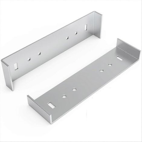 Support de fixation métallique pour boîtes aux lettres avec largeur au sol de 20 cm (8 po) - 2 pièces (1/5)