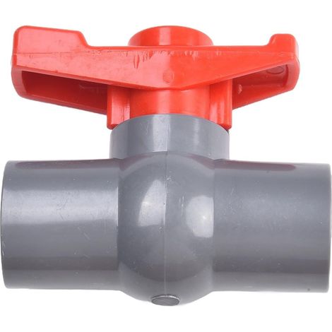 Robinet à boisseau sphérique PVC - 1 Pièce - Manchon Coulissant - Contrôle Débit - Plomberie Eau - 20mm (1/5)