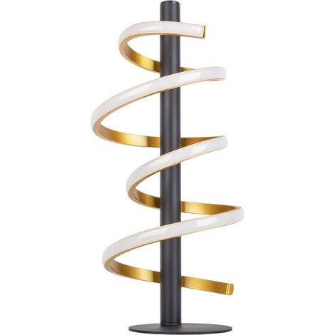 Naeve BELLEZA Lampe de table LED intégrée à intensité variable, dorée 2800 K, capteur tactile (1/5)