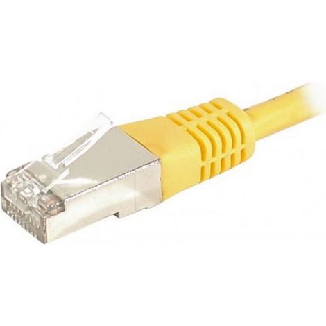MCL Cordon de brassage - RJ45 CAT 6 F/UTP - 3 m - Jaune