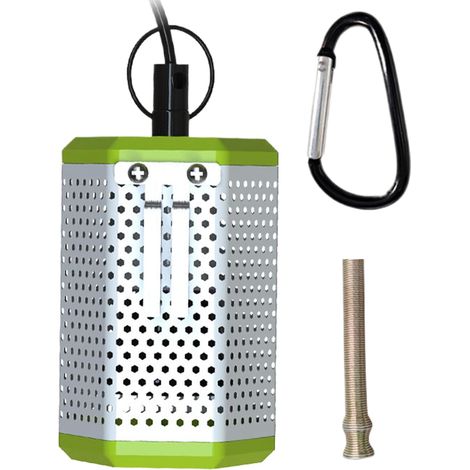 Housse Pour Lampe Chauffante - Grille Anti - Brûlure Avec Boucle À Ressort (1/5)