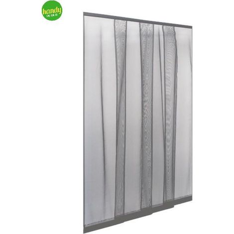Zanzariera a strisce per porta - Ecco Strip - Specifiche: cm 140x250 grigia (1/2)
