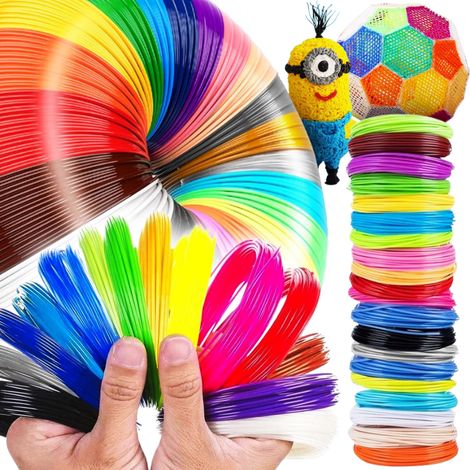 Filamento per penna 3D, mix di 23 colori - 115 m (1/3)