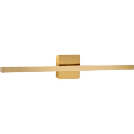 Luminaire pour Miroir et Tableau Moderne en Métal Horizontale LED Doré Mariz