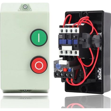 Démarreur De Moteur Magnétique, Le1d12 Démarreur De Courant Triphasé Pour Compresseur Étanche Boîtier De Commande Ignifugé Monophasé 220V 230V (1/5)