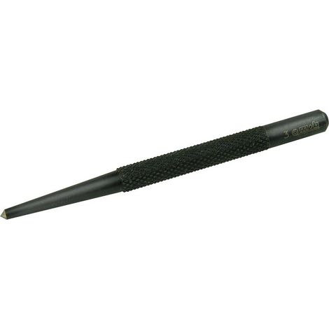 Pointeau de mécanicien – acier Chrome Vanadium forgé – corps moleté – finition brunie – MOB