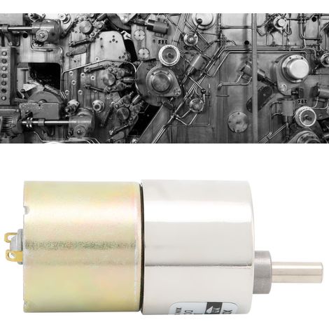 Moteur miniature à courant continu à engrenages XD-37GB520+ avec support, 24 V CC, faible vitesse, régulation de vitesse avant et arrière, 5 tr/min (1/5)