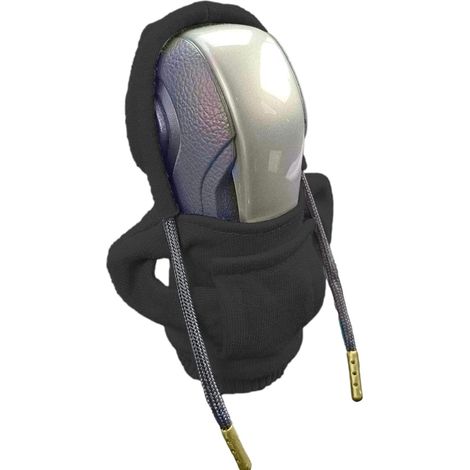 Capuche de Levier de Vitesse, Couverture de Bouton de Changement de Vitesse de Voiture, Couverture de Bouton de Vitesse Sweat-shirt Bricolage, Protection Universelle Levier Vitesse Bouton Automatique (1/5)